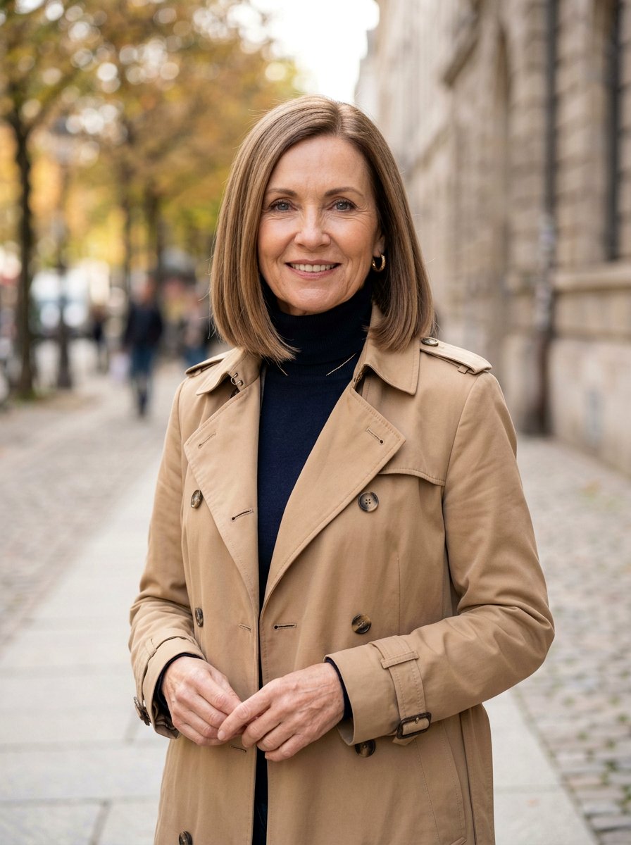 Toasted Almond Brunette - 20 youthful hair color for older women - 20 youthful hair color for older women