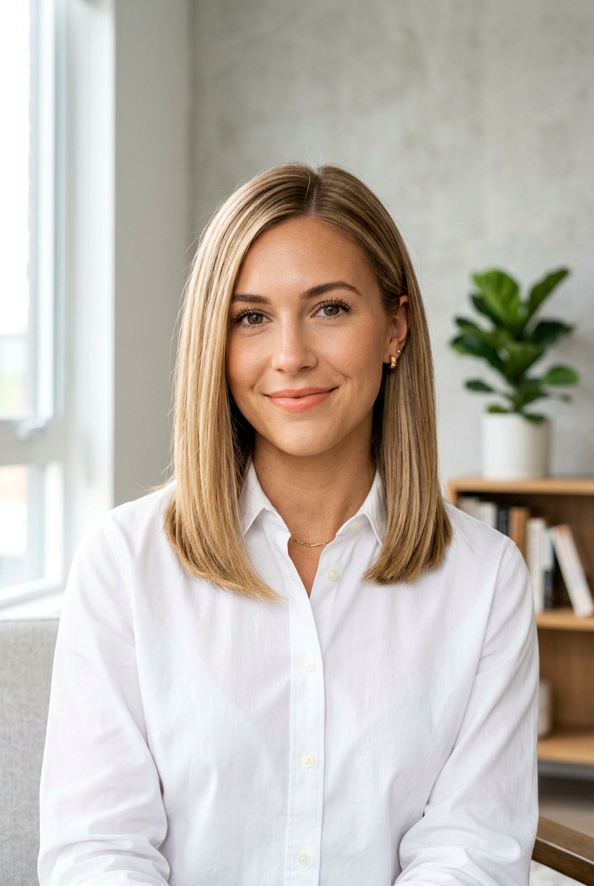 Toasted Beige Blonde Lob Long Bob - 20 toasted beige blonde - 20 toasted beige blonde