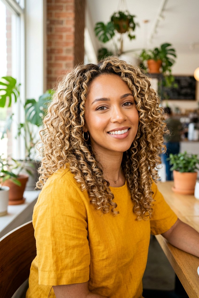 Toasted Beige Blonde On Curly Hair - 20 toasted beige blonde - 20 toasted beige blonde