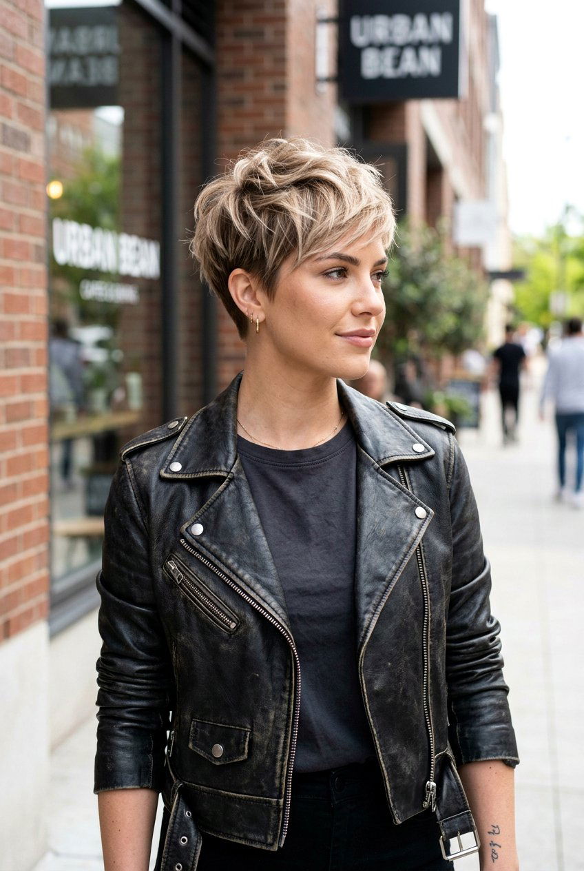 Toasted Beige Blonde Pixie Cut - 20 toasted beige blonde - 20 toasted beige blonde