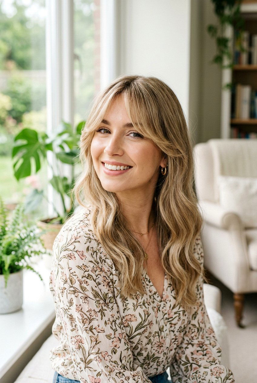 Toasted Beige Blonde With Curtain Bangs - 20 toasted beige blonde - 20 toasted beige blonde