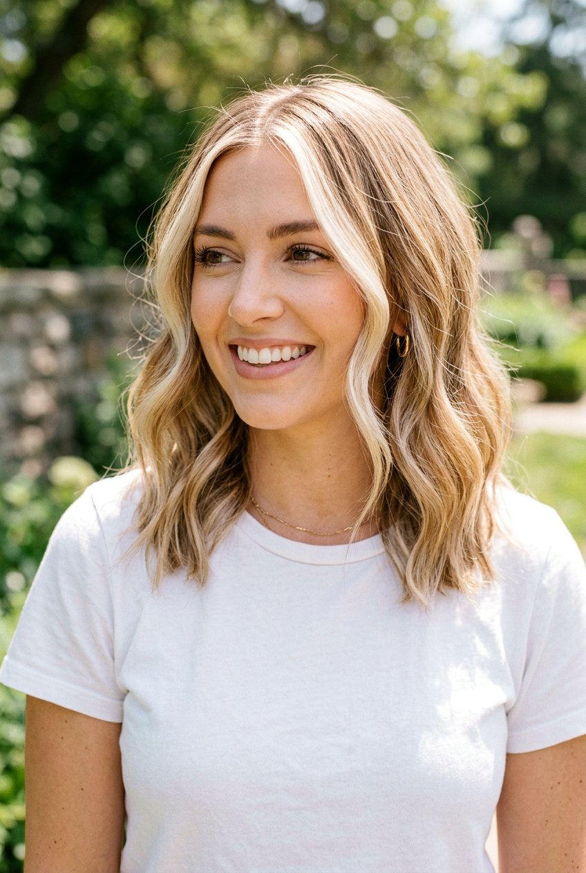 Toasted Beige Blonde With Face Framing Highlights - 20 toasted beige blonde - 20 toasted beige blonde