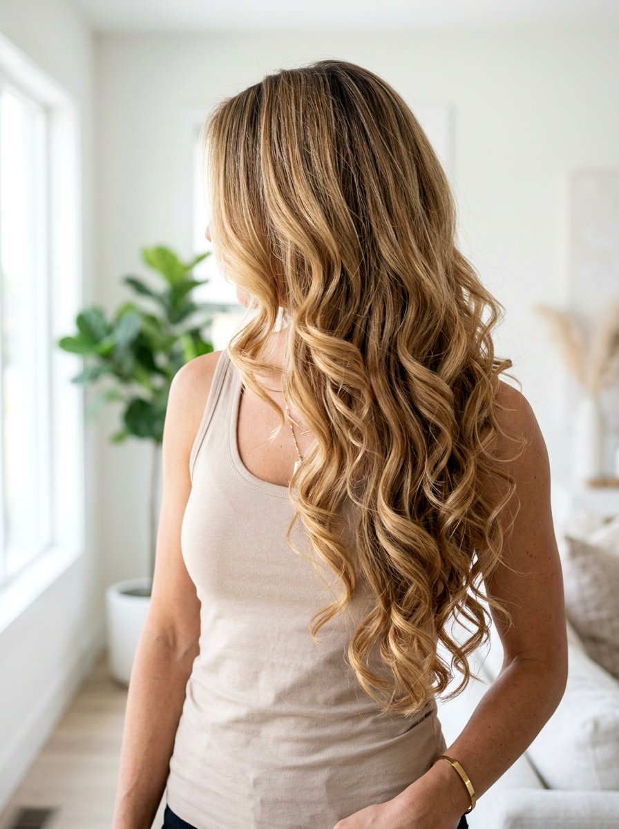 Toasted Honey Blonde Long Layers - 20 toasted honey blonde hair - 20 toasted honey blonde hair