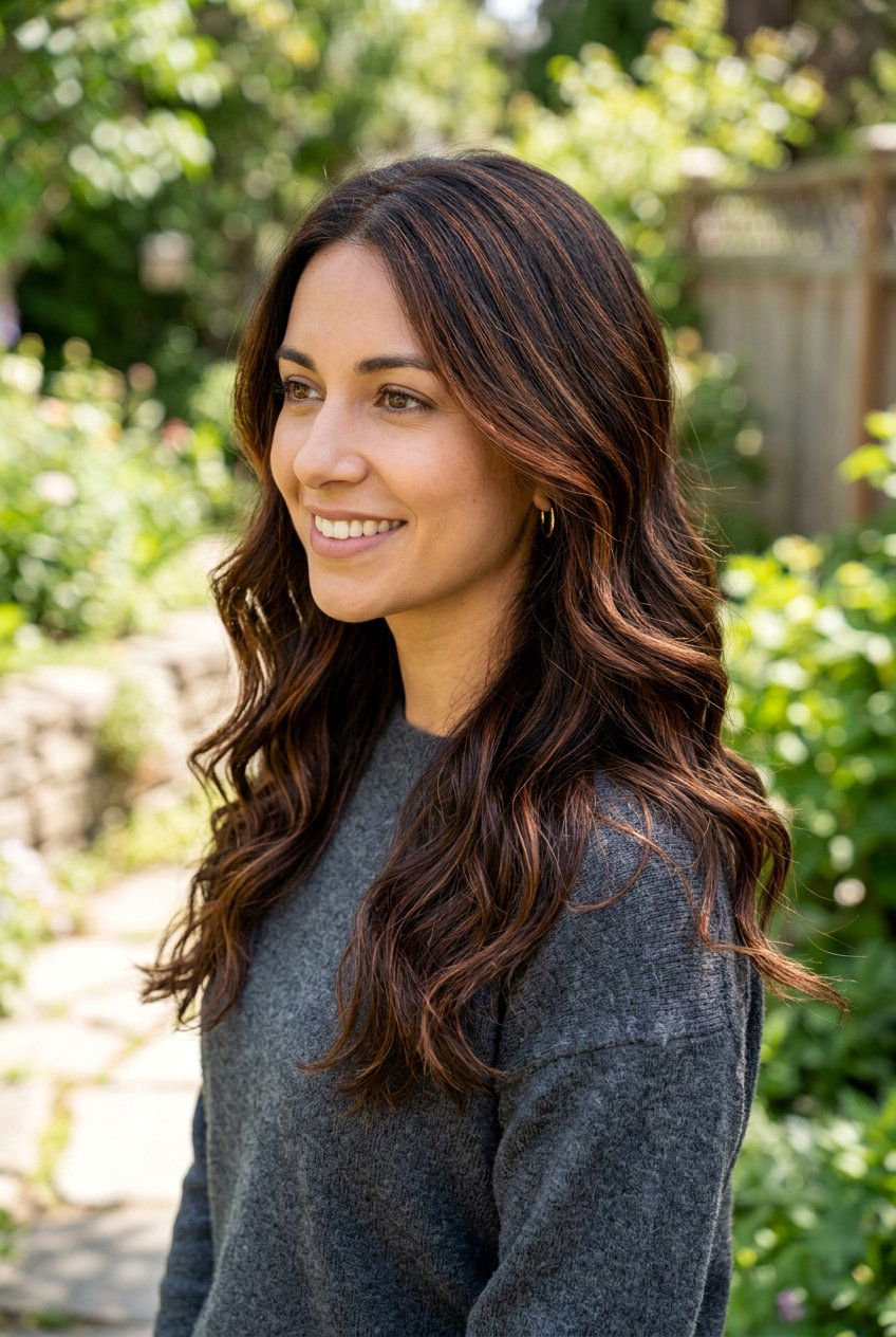 Toasted auburn highlights - 20 deep auburn hair color - 20 deep auburn hair color