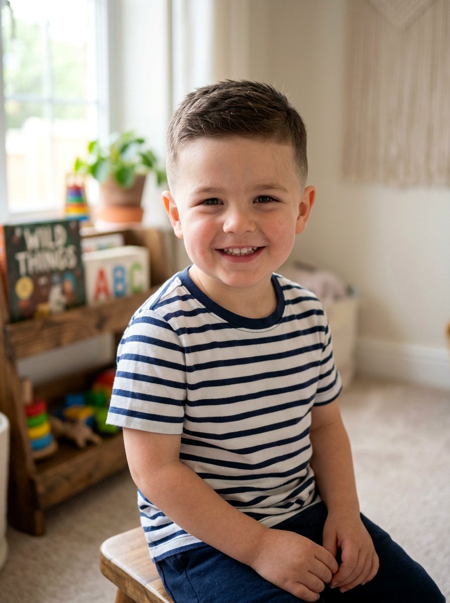 Toddler Crew Cut - 20 first haircut ideas for boys - 20 first haircut ideas for boys