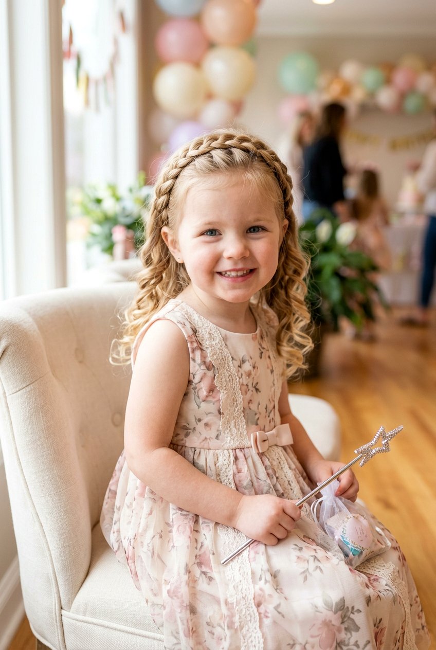 Toddler Halo Braid - 20 cute braid styles for toddlers - 20 cute braid styles for toddlers