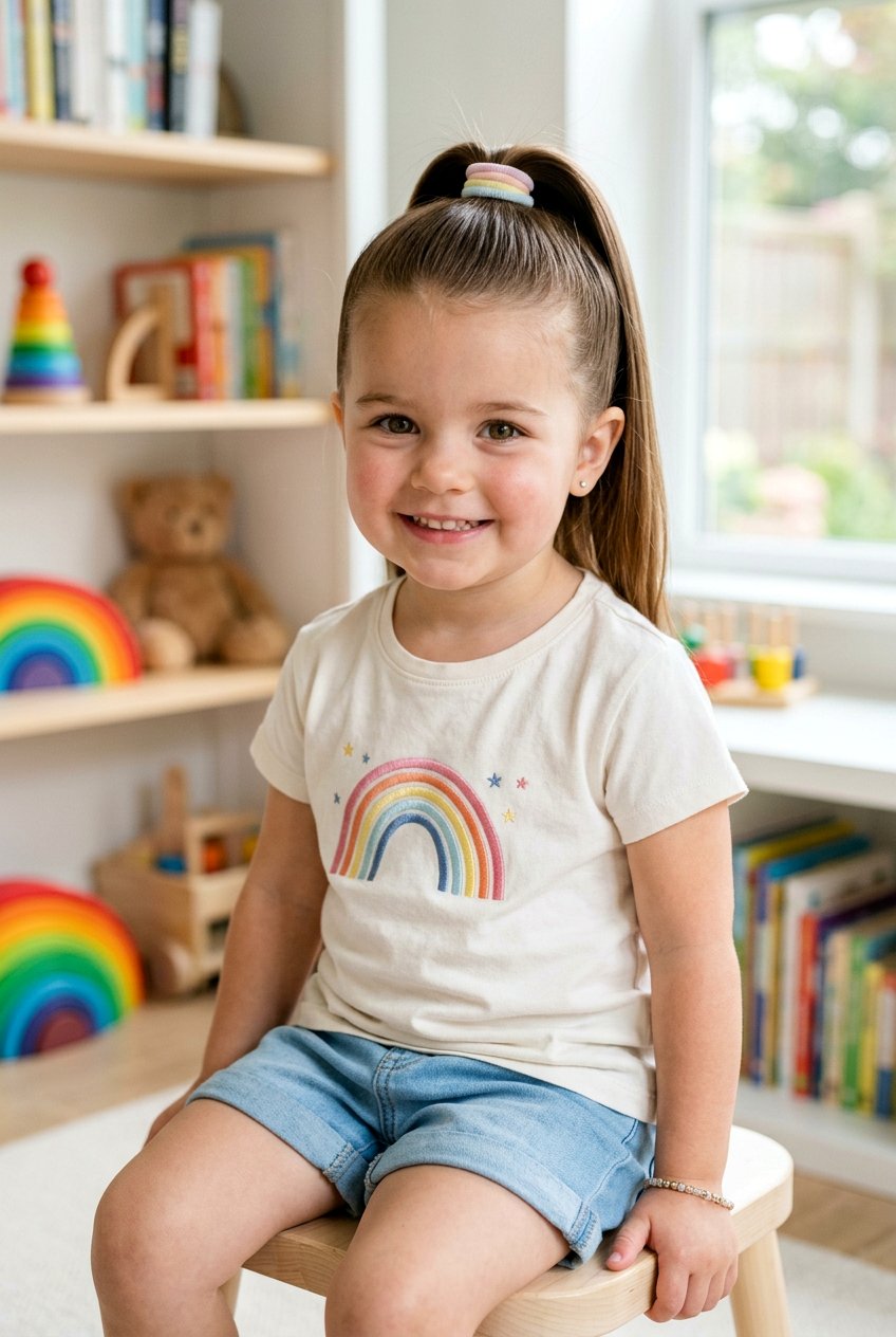 Toddler High Ponytail - 20 toddler ponytail ideas - 20 toddler ponytail ideas