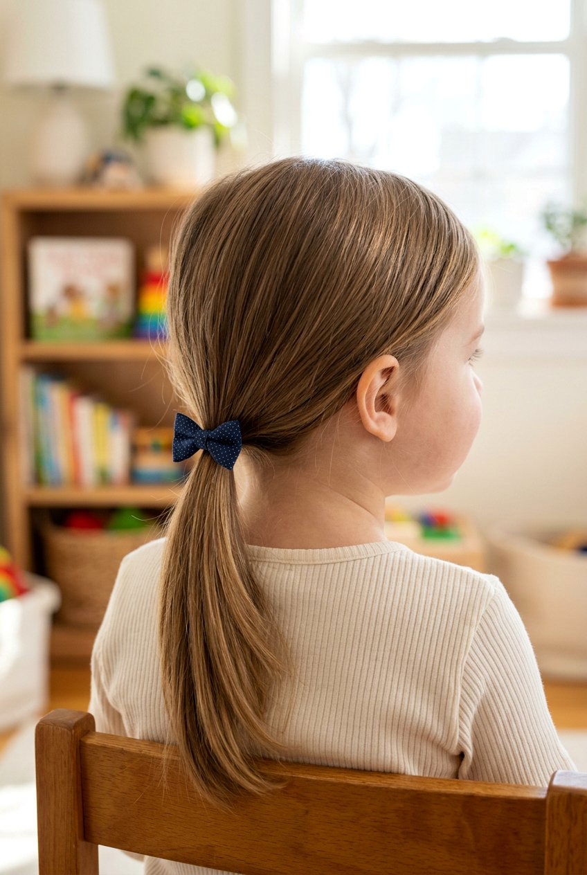 Toddler Low Ponytail - 20 toddler ponytail ideas - 20 toddler ponytail ideas