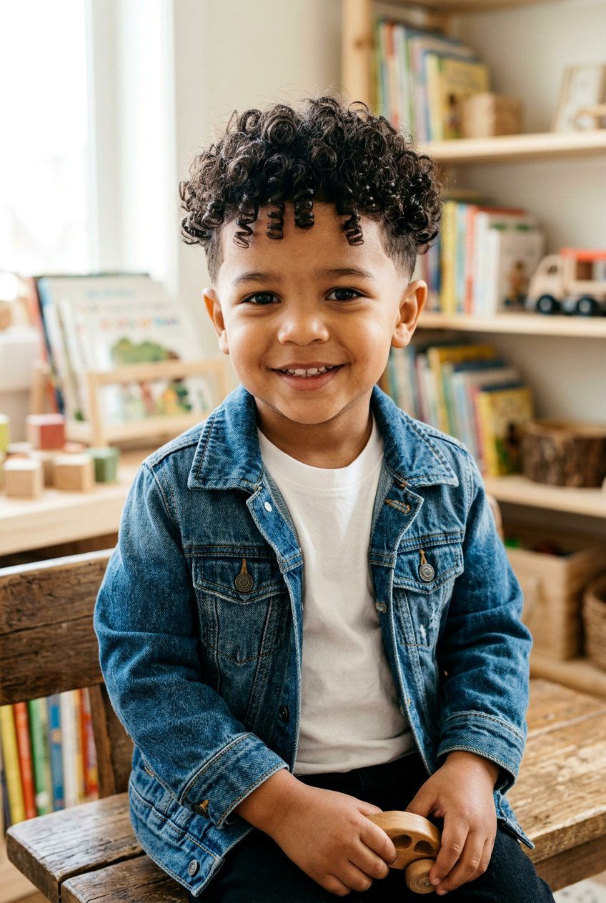 Toddler Low Taper Curly Top - 20 toddler low taper haircut - 20 toddler low taper haircut