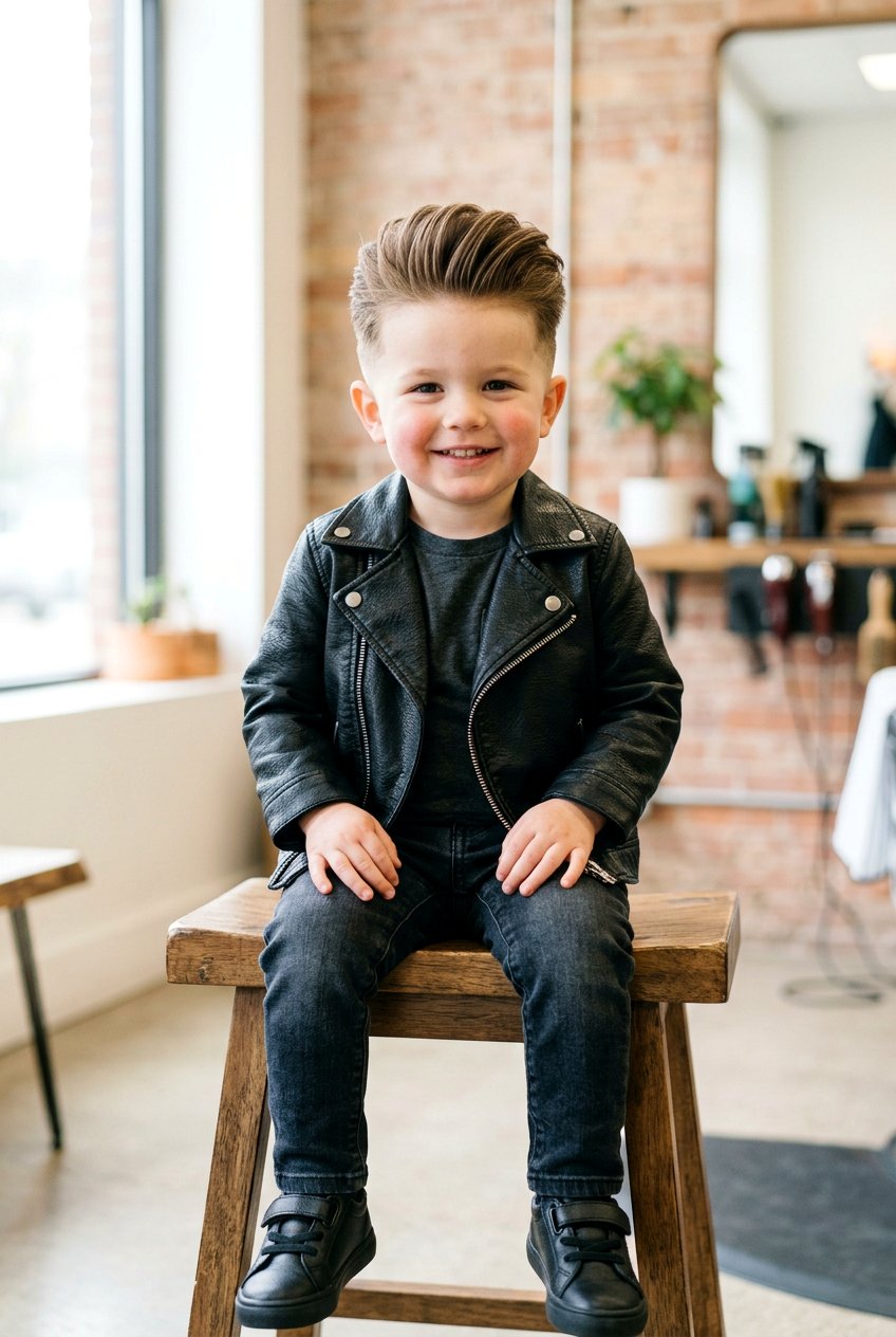 Toddler Low Taper Pompadour - 20 toddler low taper haircut - 20 toddler low taper haircut