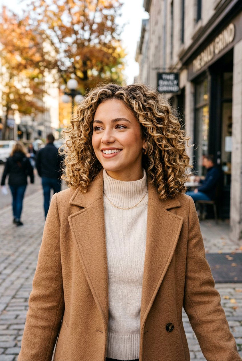 Toffee Blonde Balayage Curly Lob - 20 blonde balayage for curly lob - 20 blonde balayage for curly lob