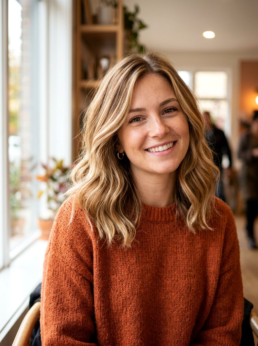 Toffee Blonde Lob Haircut - 20 older women classy hair color ideas - 20 older women classy hair color ideas