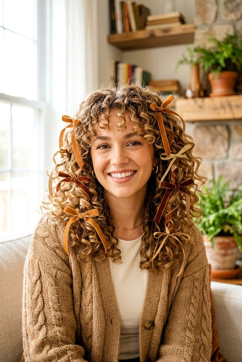 Toffee Blonde Sweet Ribbons - 20 delicate blonde ribbons for mature hair - 20 delicate blonde ribbons for mature hair