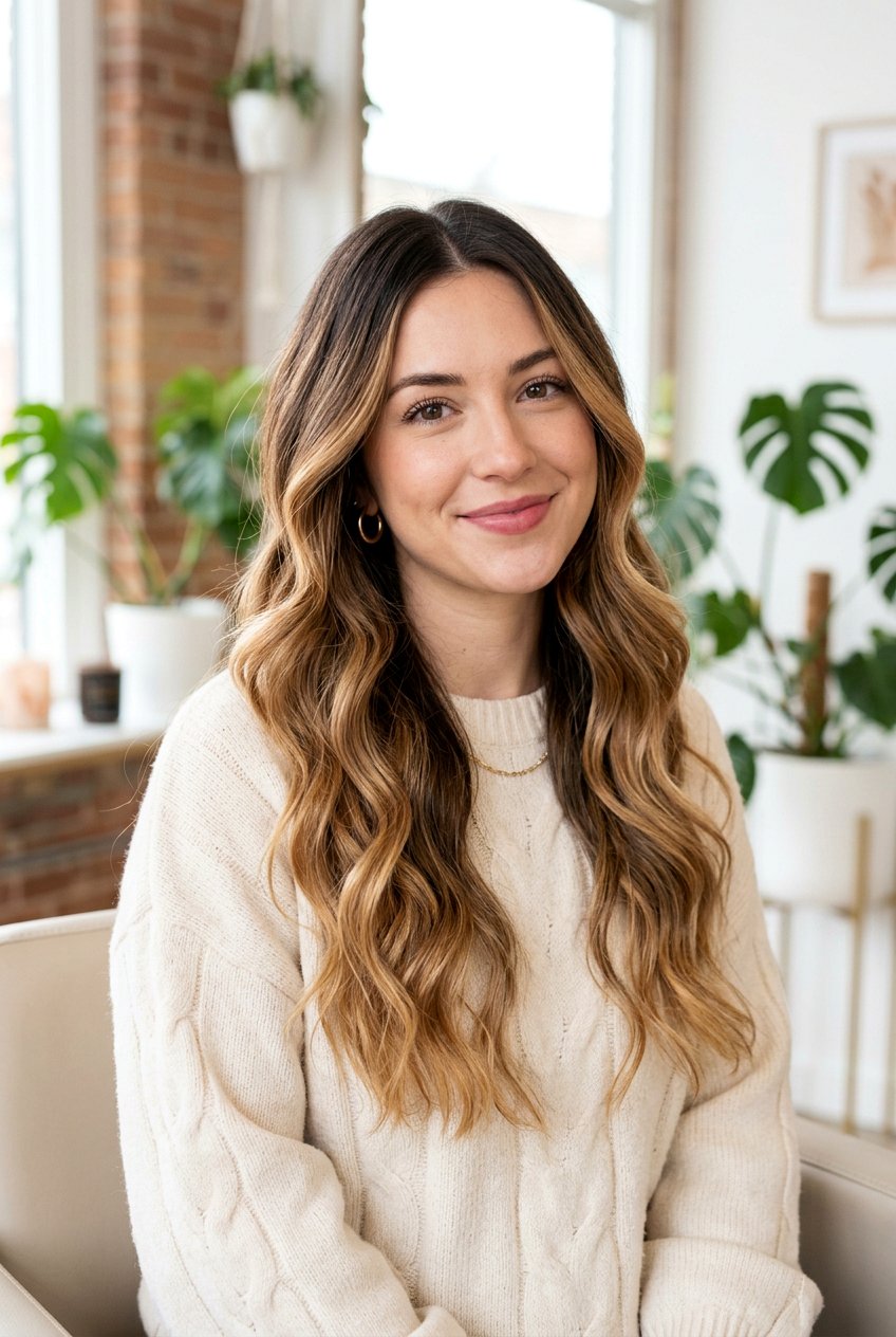 Toffee Brunette Balayage Root Melt - 20 brunette balayage with root melt - 20 brunette balayage with root melt