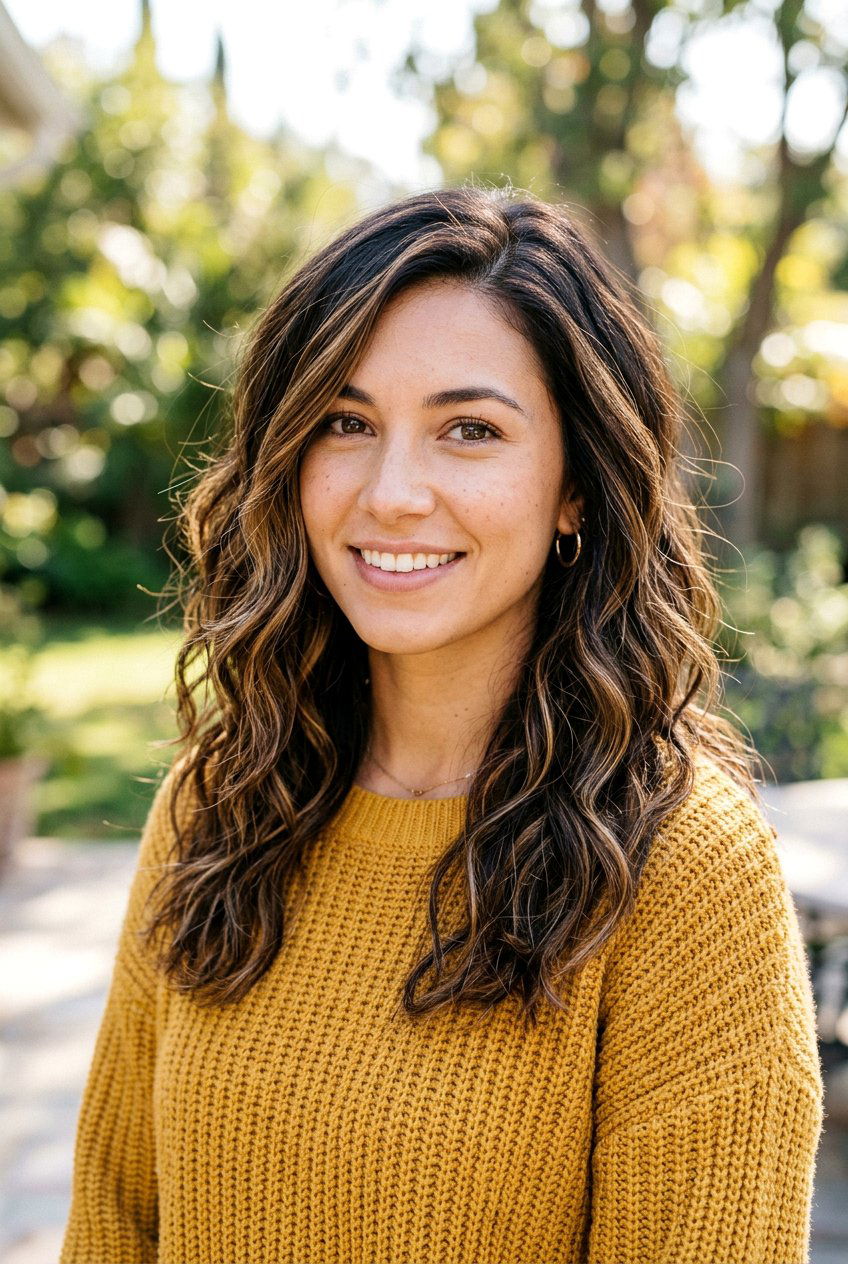 Toffee Ribbons - 20 classy brunette hair color ideas - 20 classy brunette hair color ideas