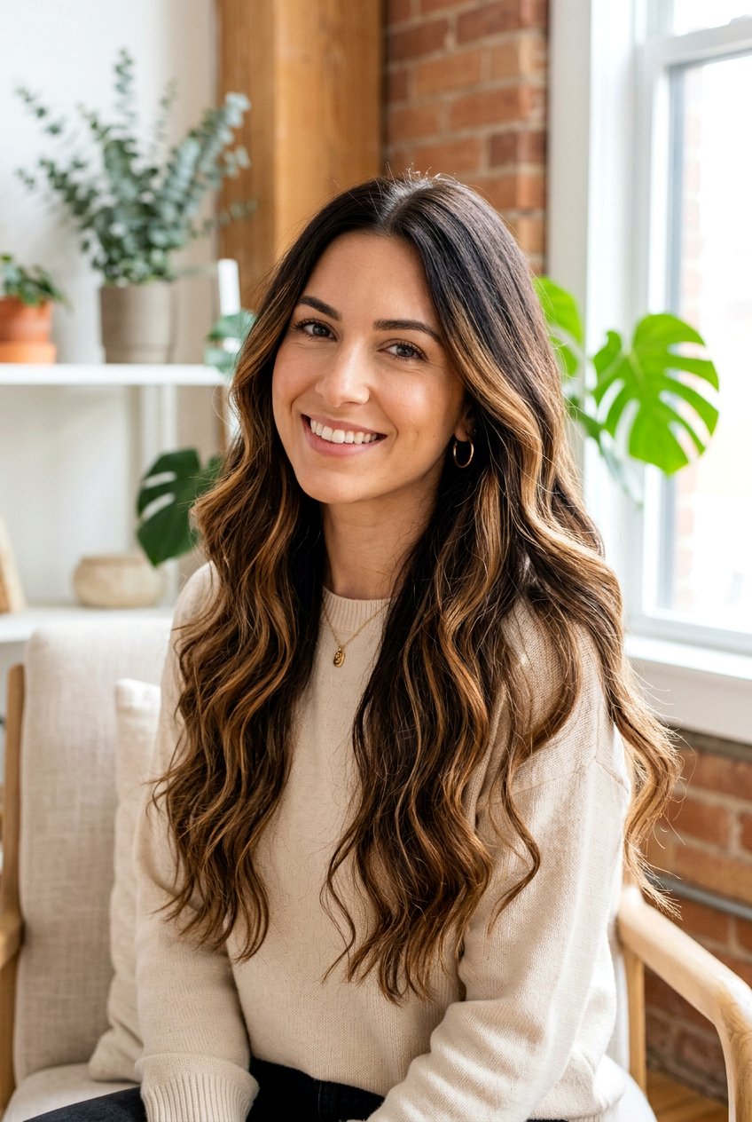 Toffee balayage brunette hair - 20 subtle balayage on brown hair - 20 subtle balayage on brown hair