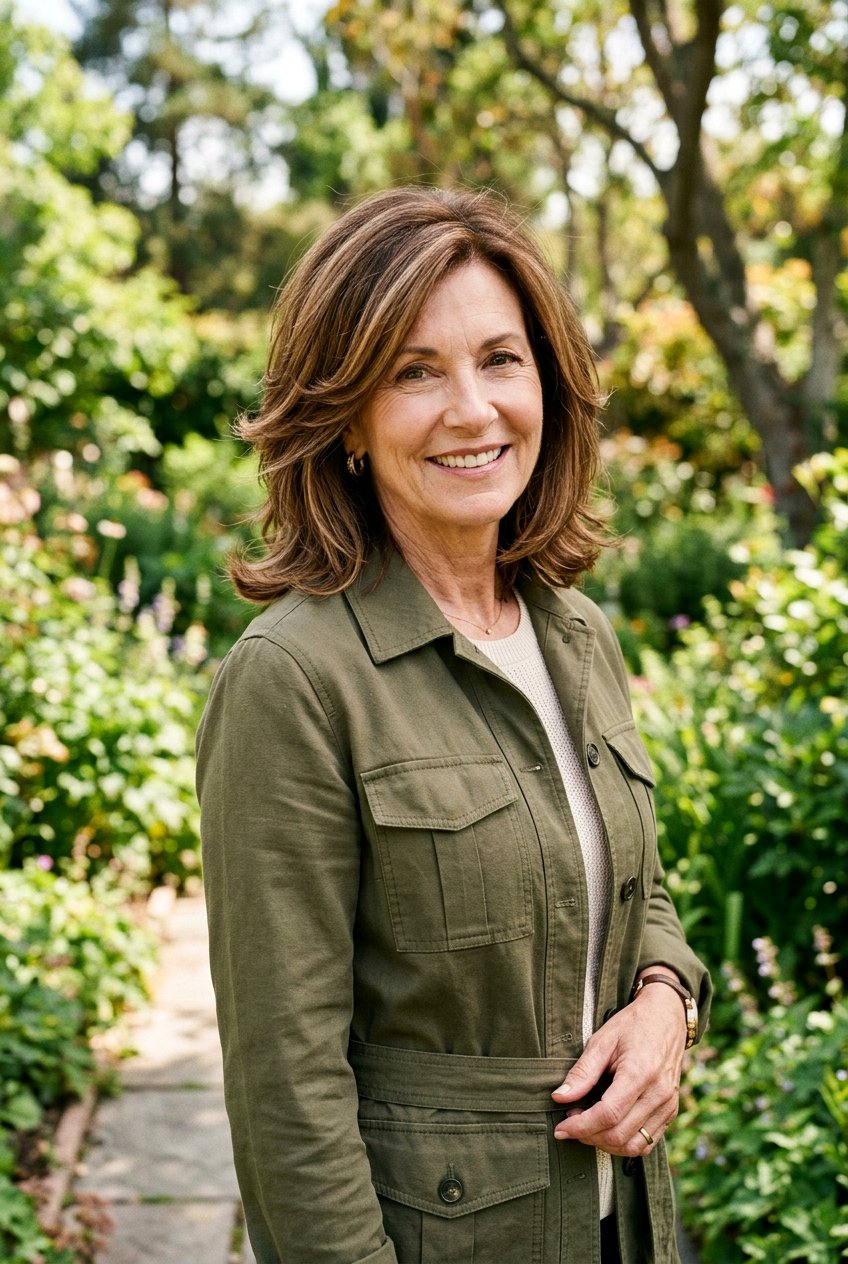 Toffee brown balayage - 20 natural looking balayage for older women - 20 natural looking balayage for older women