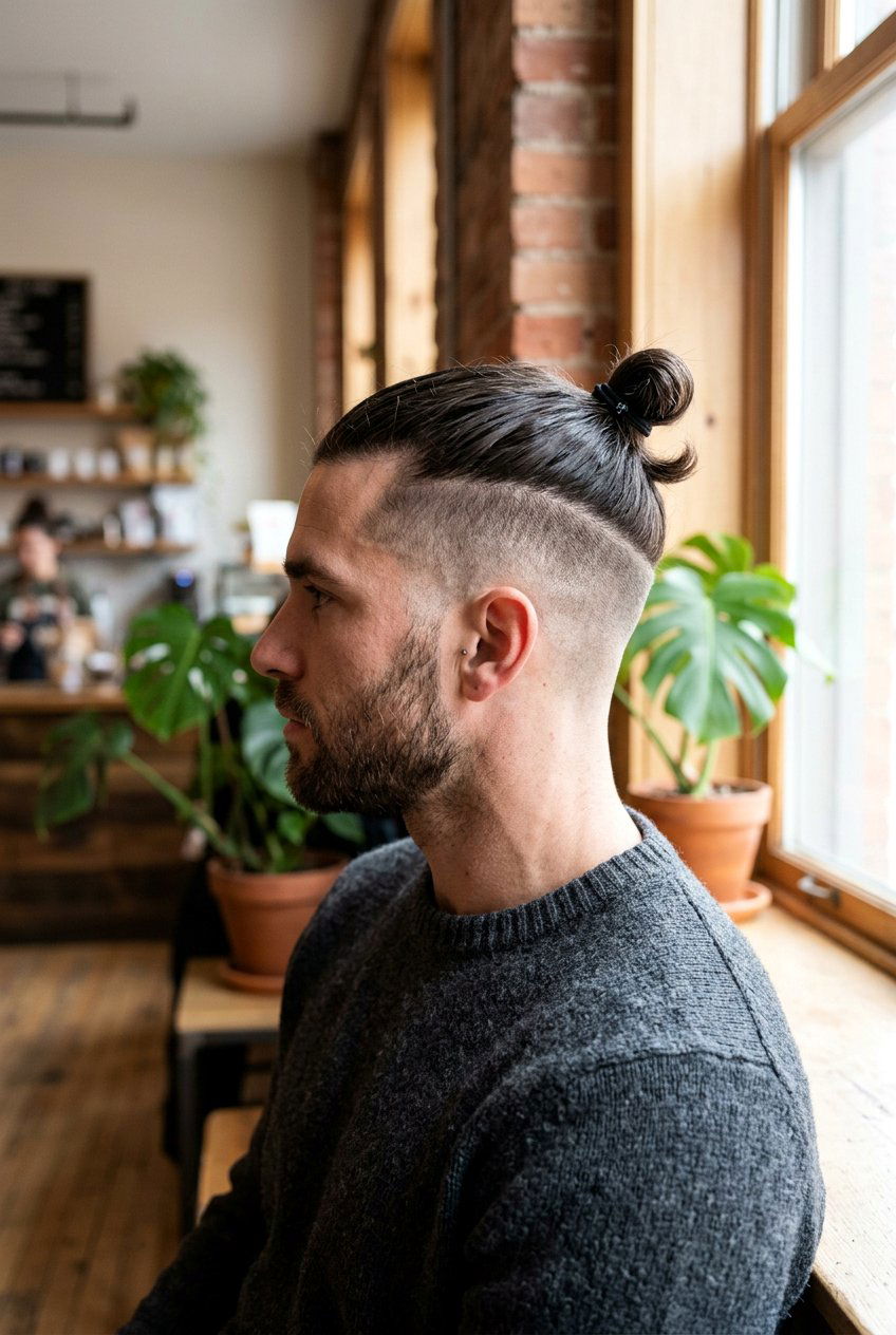 Top Knot - 20 long hairstyles for men - 20 long hairstyles for men