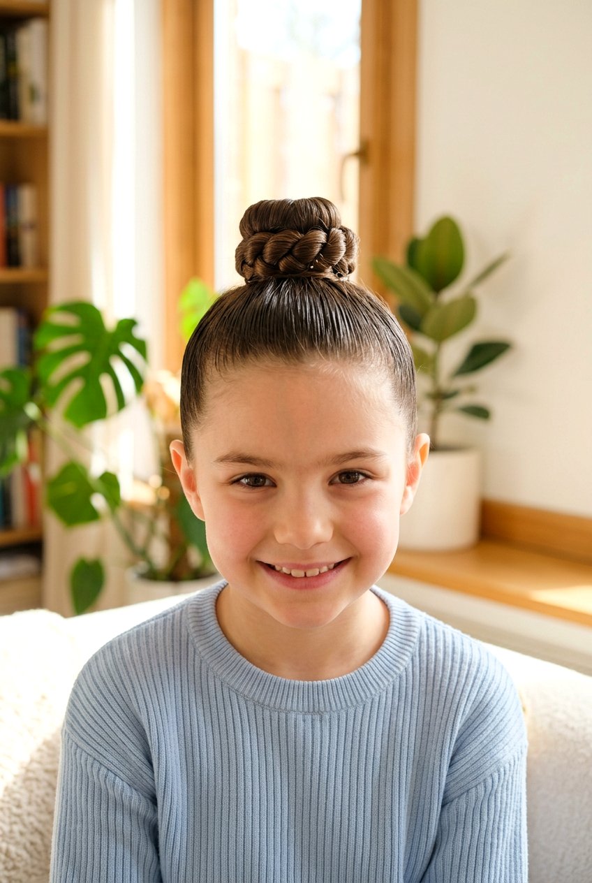 Top Knot - 20 simple hairstyles for girls - 20 simple hairstyles for girls