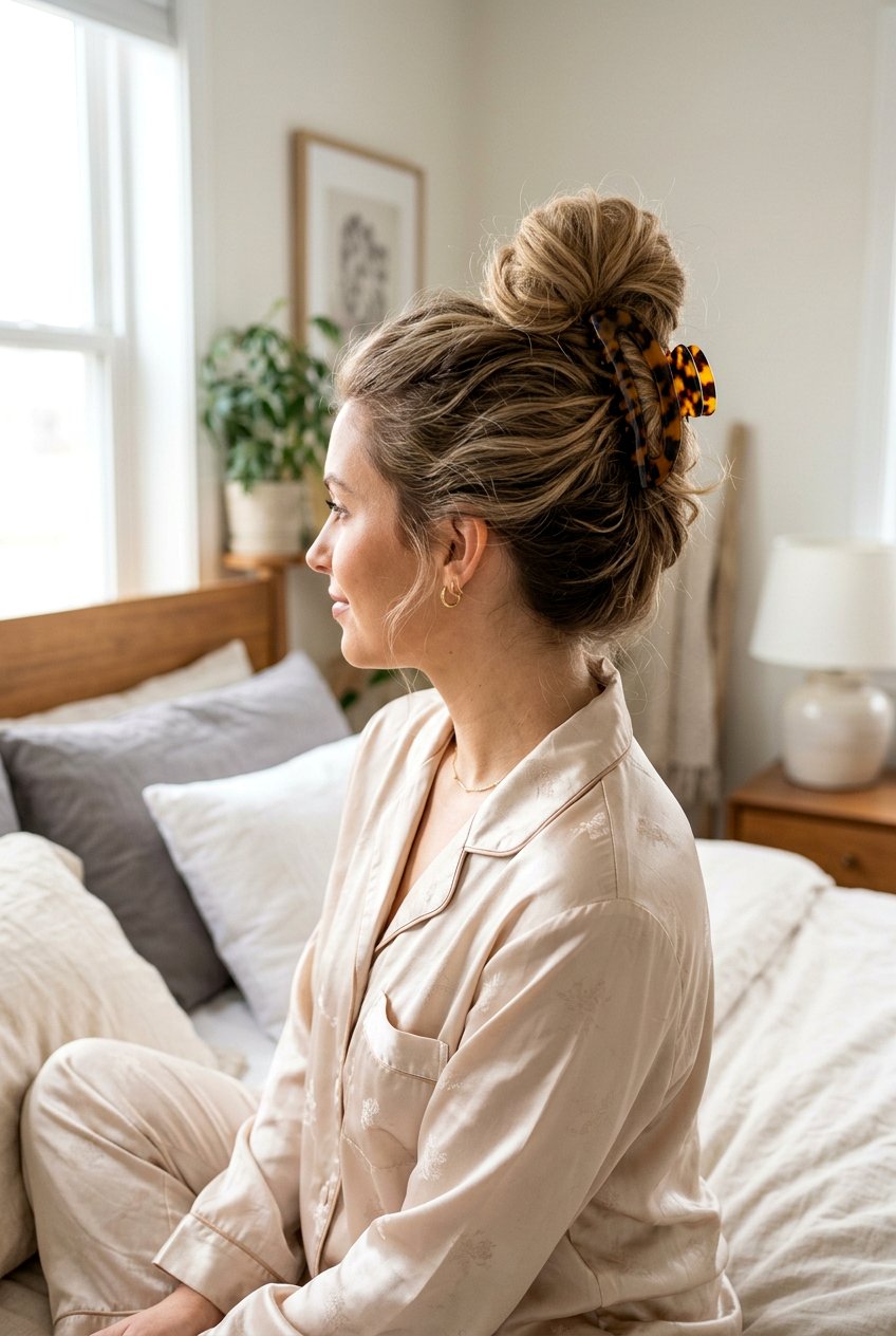 Top Pineapple Claw Clip - 20 overnight claw clip hairstyle - 20 overnight claw clip hairstyle