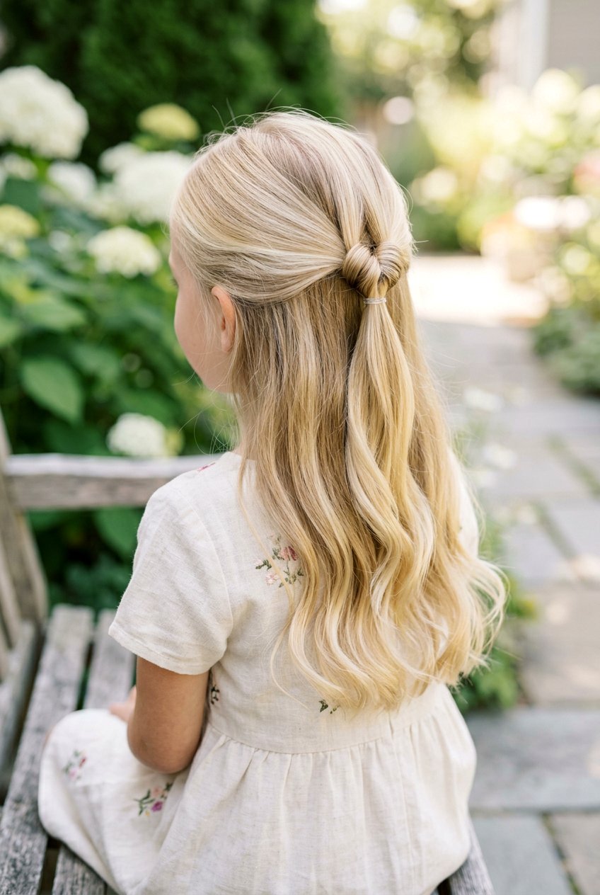 Topsy Tail Half Up Ponytail - 20 half up ponytail for little girls - 20 half up ponytail for little girls