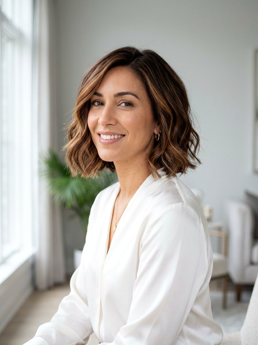 Tortoiseshell Bob Hair Color - 20 salon color ideas for shoulder length bob - 20 salon color ideas for shoulder length bob