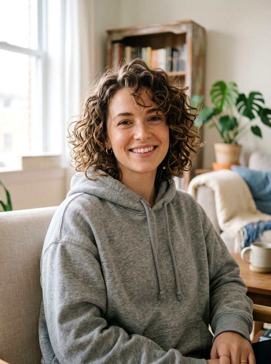 Tousled Curly Bob - 20 curly bob haircut for mature fine hair - 20 curly bob haircut for mature fine hair