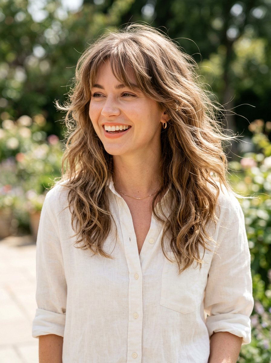 Tousled Layered Butterfly Haircut - 20 layered butterfly haircut for fine hair - 20 layered butterfly haircut for fine hair