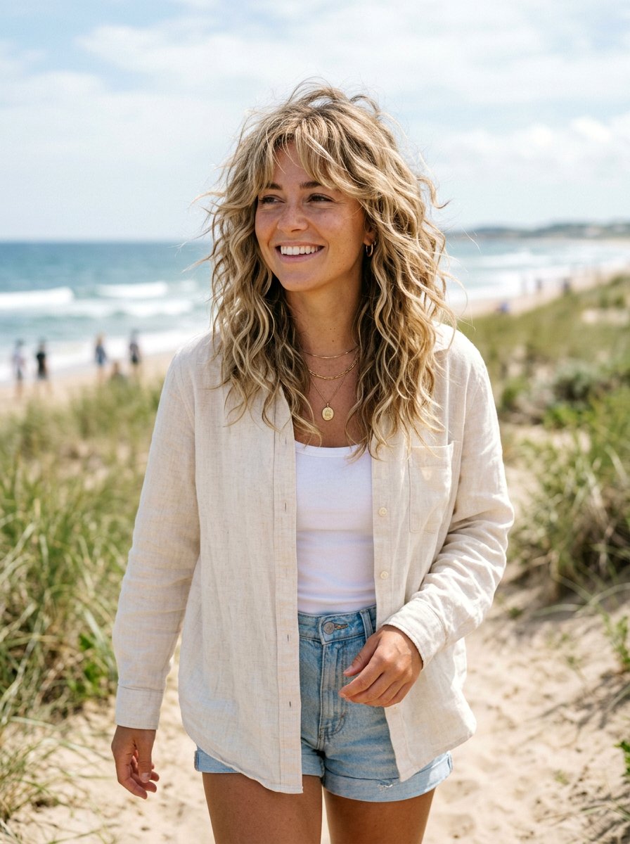 Tousled Shag Haircut For Wavy Hair - 20 tousled shag haircut - 20 tousled shag haircut