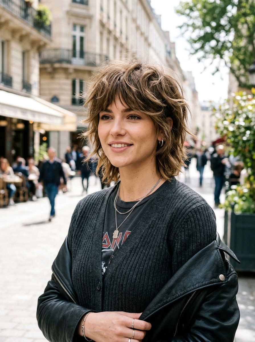 Tousled Shag Haircut With Choppy Layers - 20 tousled shag haircut - 20 tousled shag haircut