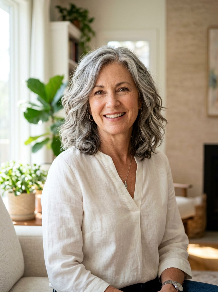 Tousled Wavy Haircut For Mature Women - 20 tousled wavy haircut for women - 20 tousled wavy haircut for women