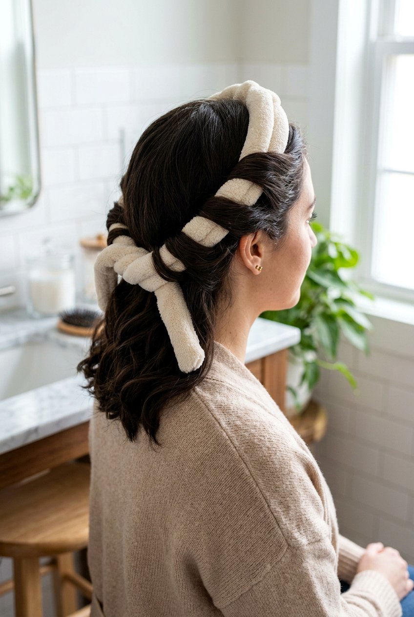 20 Beautiful Heatless Robe Curls For Shoulder Length Hair