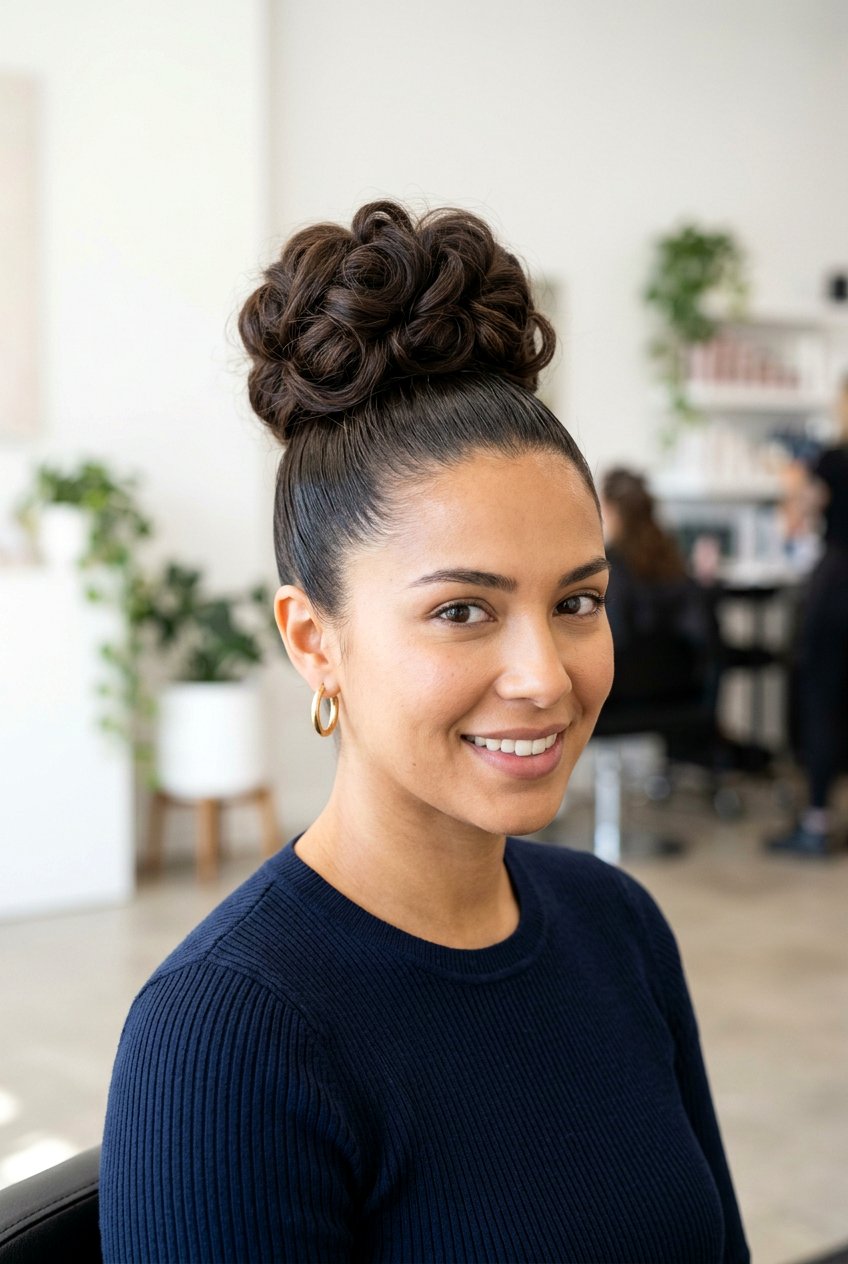 Traditional Sock Bun Curls - 20 sock bun curls overnight - 20 sock bun curls overnight
