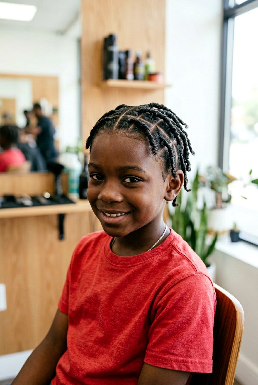 Triangle Part Starter Locs - 20 little boy starter locs - 20 little boy starter locs