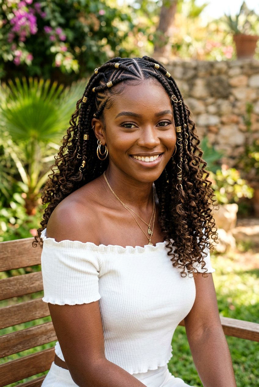Tribal Braids - 20 black women vacation hairstyle ideas - 20 black women vacation hairstyle ideas