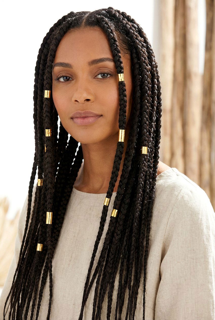 Tribal Braids With Gold Cuffs - 20 tribal braids hairstyles - 20 tribal braids hairstyles
