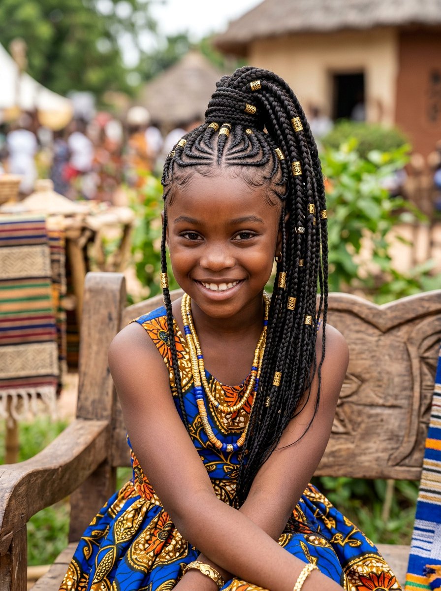 20 Stunning Kids Cornrow Ponytail Styles You Absolutely Must Try