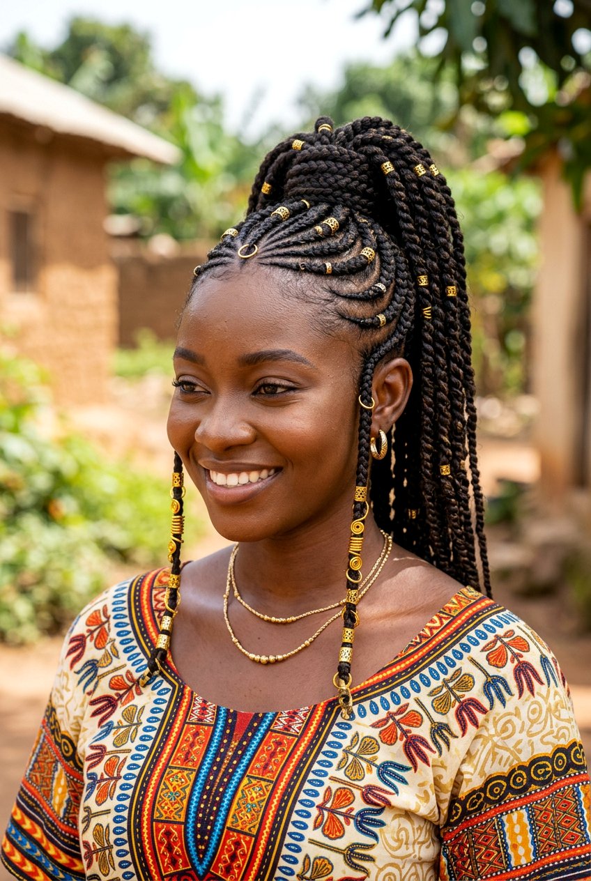 Tribal Feed In Braids Ponytail - 20 feed in braids ponytail - 20 feed in braids ponytail