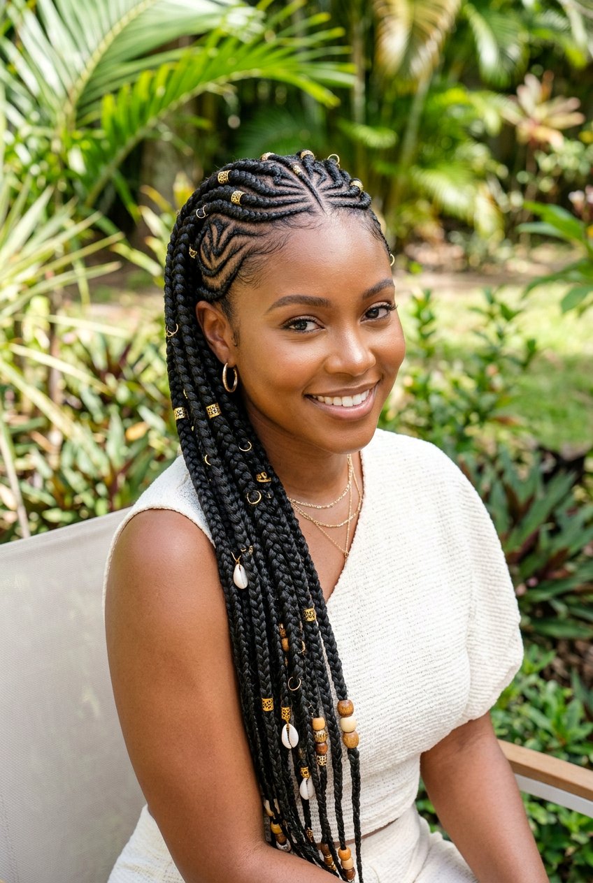Tribal Lemonade Braids - 20 lemonade braids hairstyles - 20 lemonade braids hairstyles