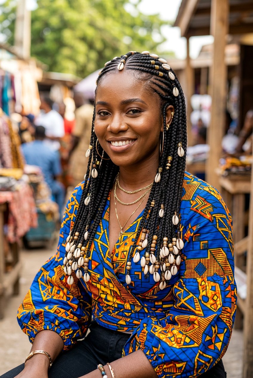 Tribal Straight Back Braids - 20 braided straight back styles for women - 20 braided straight back styles for women