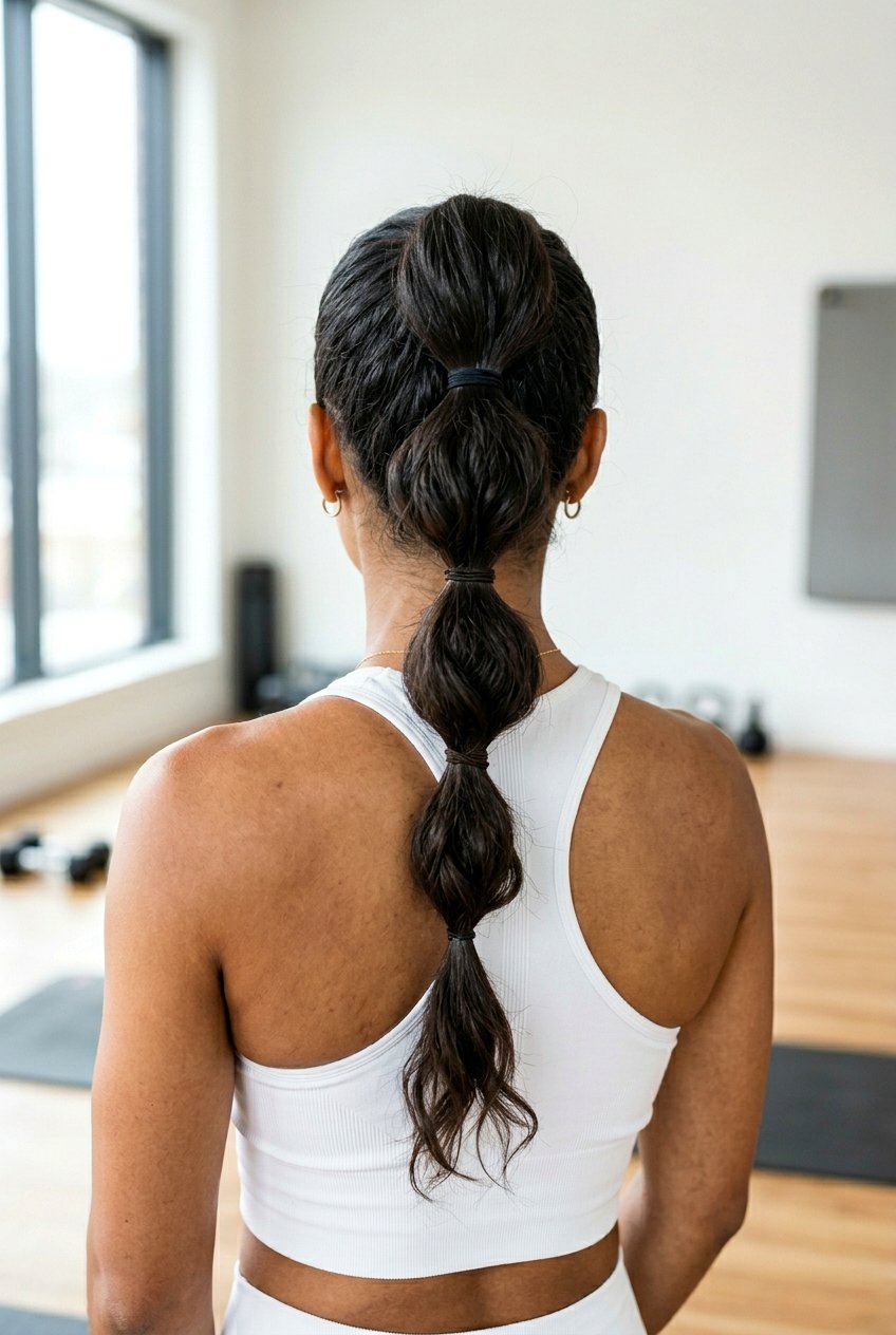 Triple Stacked Ponytail - 20 rainy day ponytail for women - 20 rainy day ponytail for women