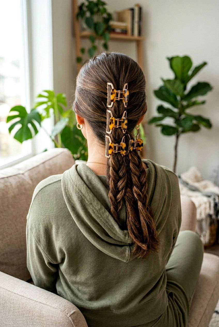 Triple Tiered Clip - 20 overnight claw clip hairstyle - 20 overnight claw clip hairstyle