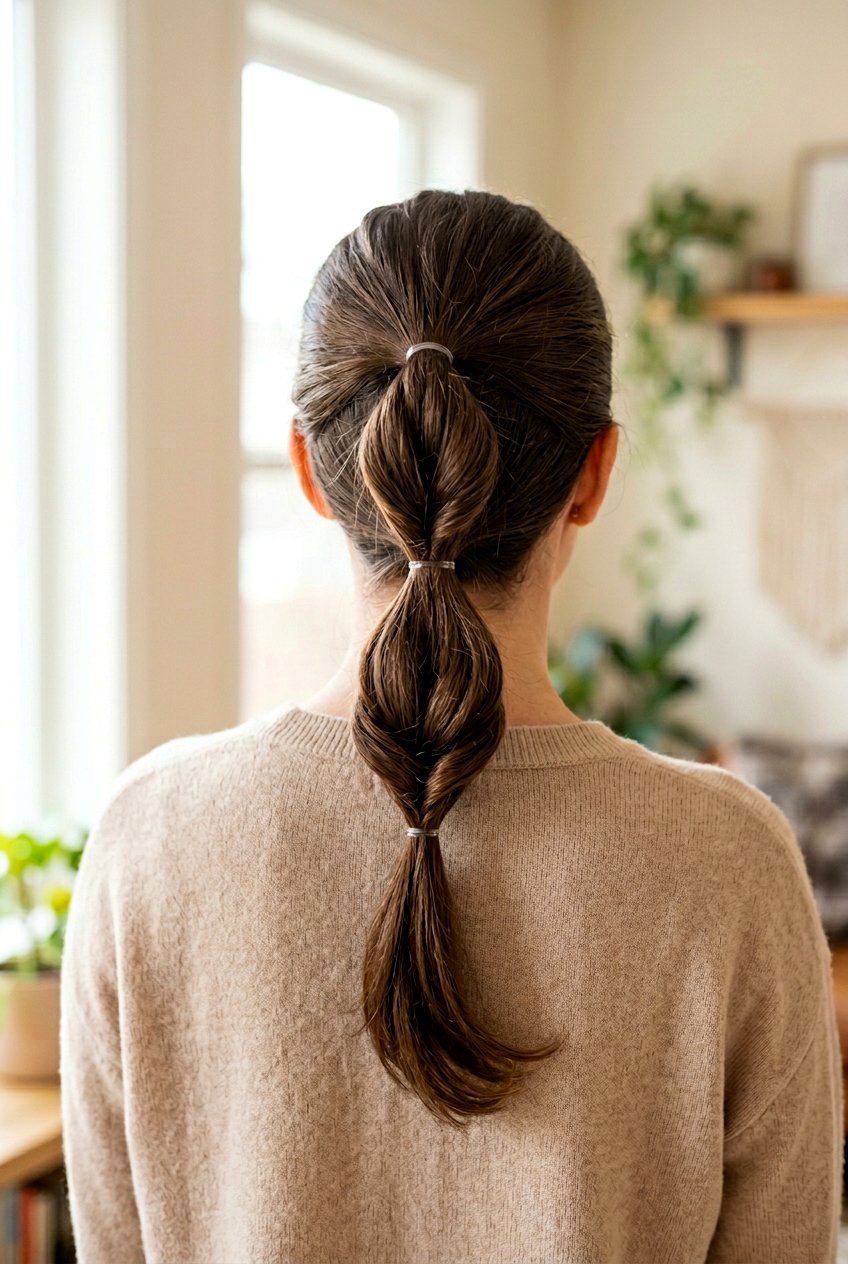 Triple Topsy Tail - 20 school hairstyle for shoulder length fine hair - 20 school hairstyle for shoulder length fine hair