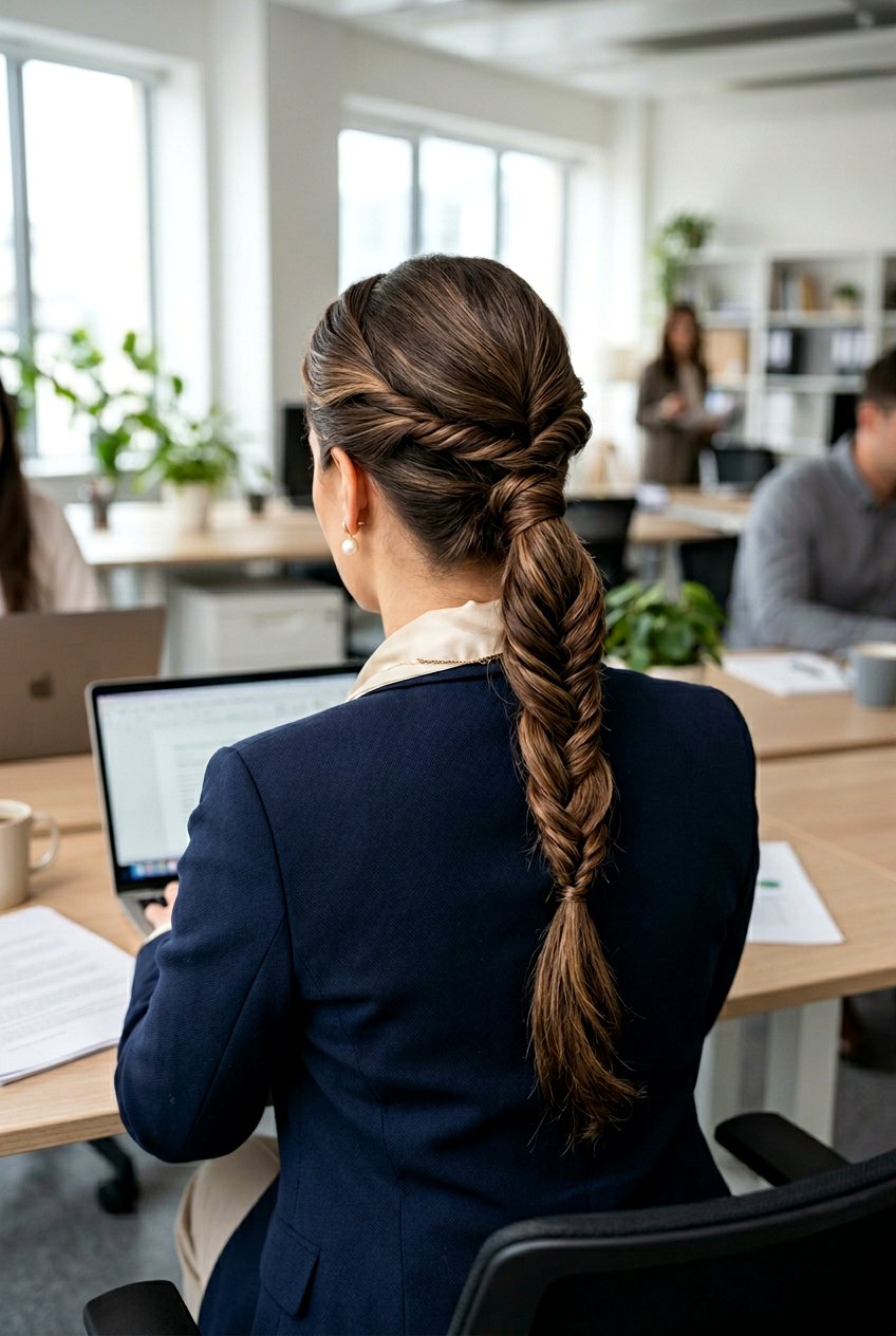 Triple Twisted Ponytail - 20 lazy day heatless hairstyle for women - 20 lazy day heatless hairstyle for women