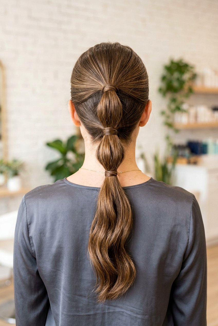 Triple ponytail - 20 back to school hairstyles for long hair - 20 back to school hairstyles for long hair