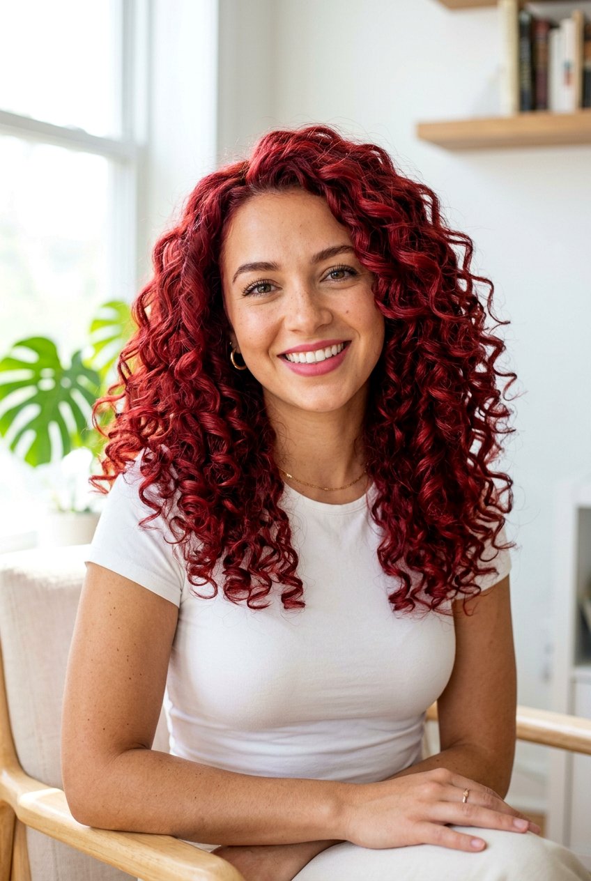 True Red Curly Hair Color - 20 true red hair color - 20 true red hair color