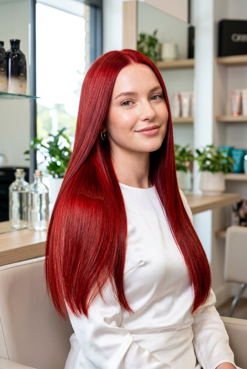 True Red Hair Color Gloss Treatment - 20 true red hair color - 20 true red hair color