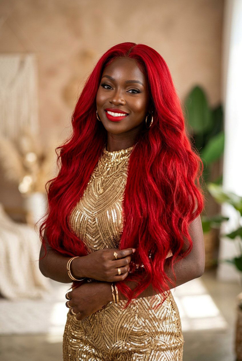 True Red Hair Color for Dark Skin - 20 true red hair color - 20 true red hair color