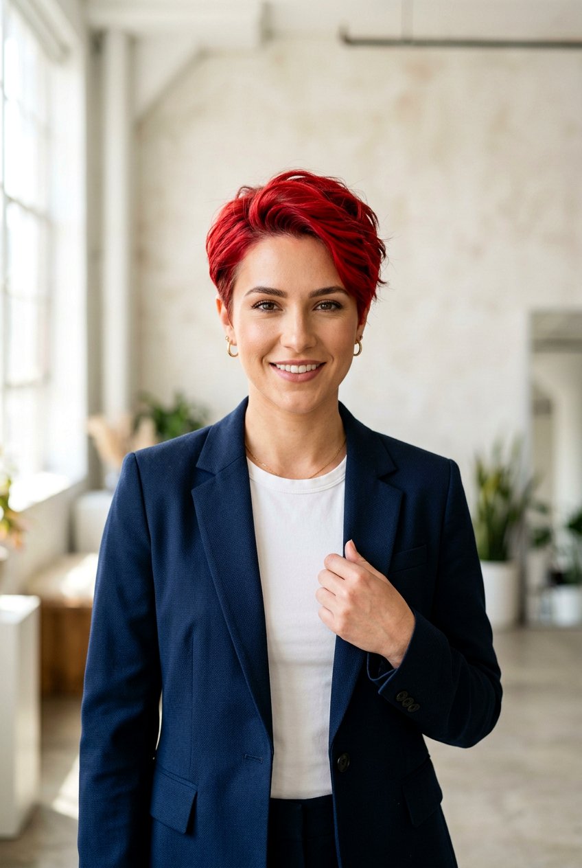 True Red Pixie Cut Hair Color - 20 true red hair color - 20 true red hair color