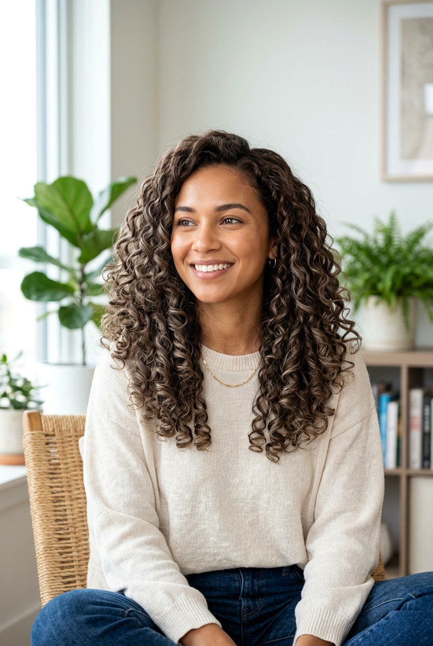 Truffle Brown on Curly Hair - 20 truffle brown hair color - 20 truffle brown hair color